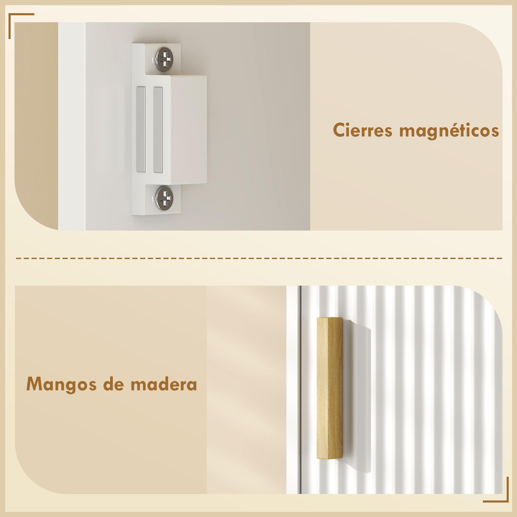 HOMCOM Armario de Baño Alto Estrecho con Patas 31,5x29,7x171,5 cm Blanco | Mueble Auxiliar de Baño, Estantes Ajustables, Puertas Acanaladas, Cajón, Estante Abierto, Patas de Madera, Espacios Pequeños