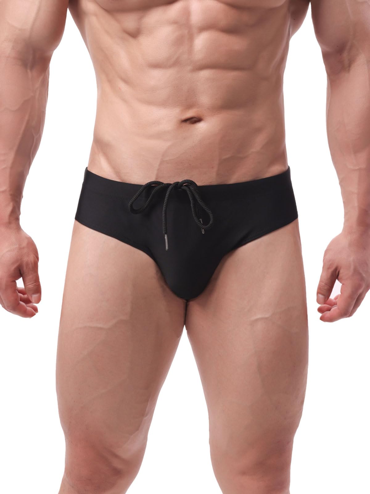 Slip Bañador Hombre Natación Secado Rápido Cordón Interno Ajustable