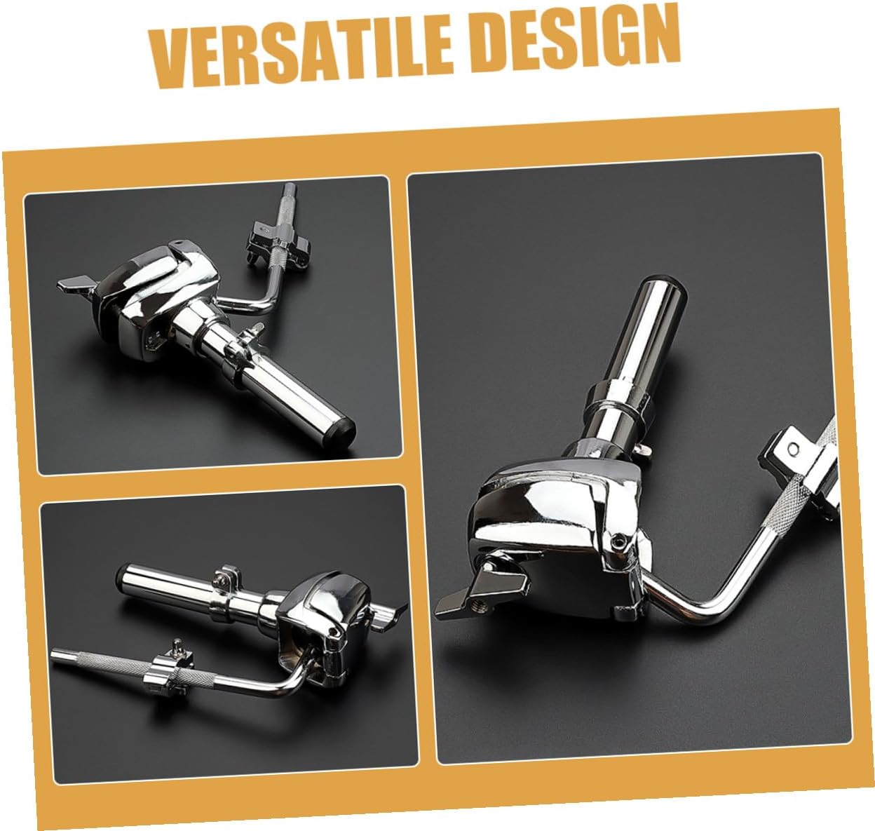 Drum Arm Support Metal Bracket Stand for Drum Mount Percussion Instrument Holder Mounting Hardware
