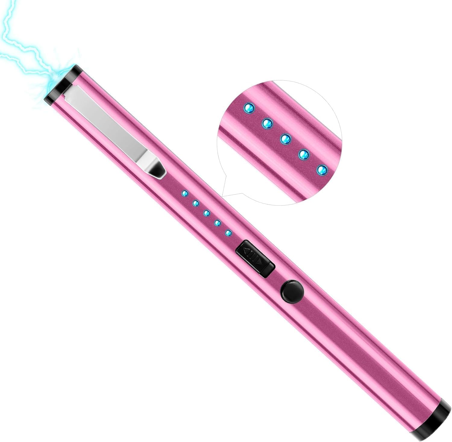 Mini Stun Gun Pen – Safety Protection & USB Rechargeable With Flashlight for Outdoor Safety Electric Shock Mini Stun Gun Pen – Safety Protection & USB Rechargeable With Flashlight for Outdoor Safety Electric Shock