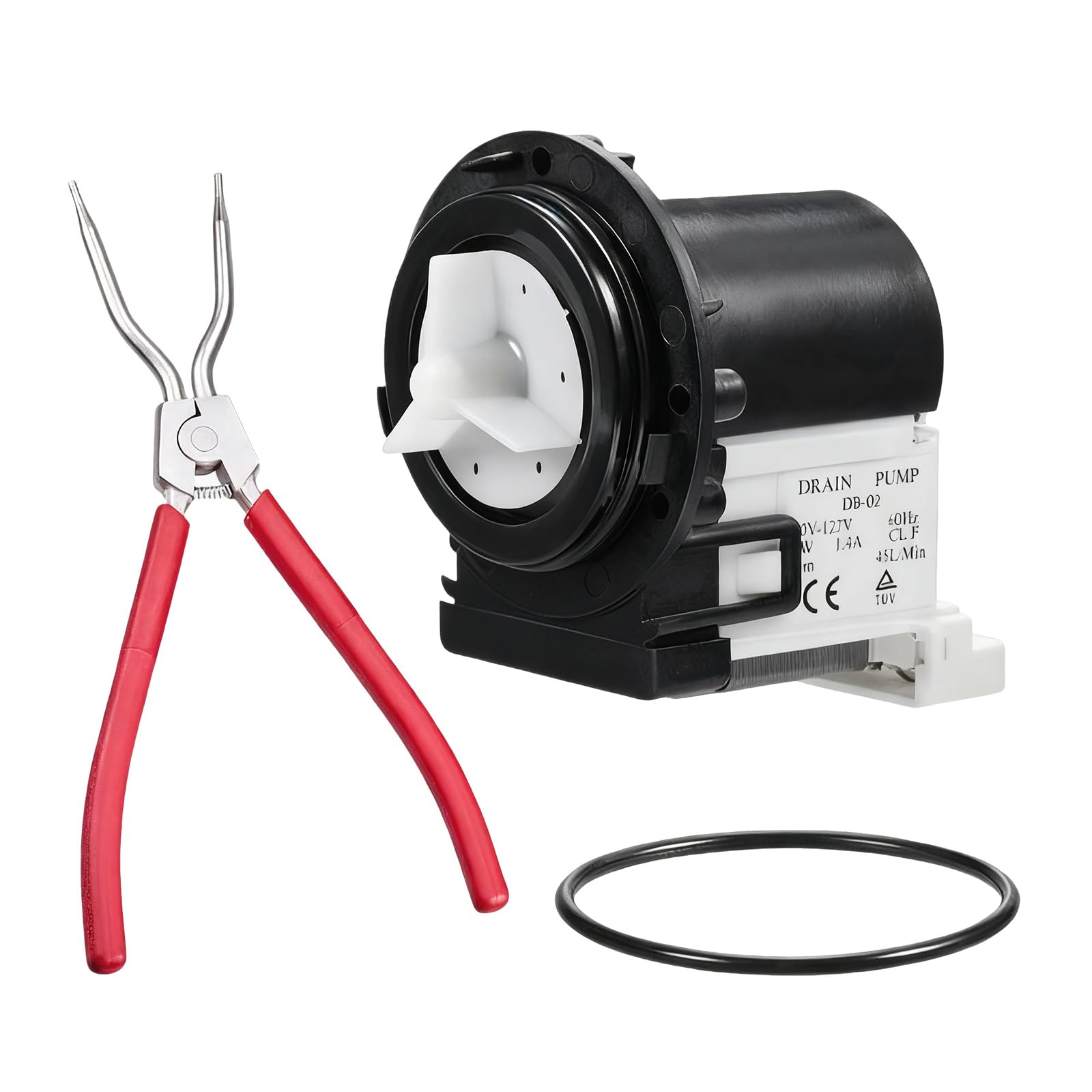 4681EA2001T Washing Machine Drain Pumps Motor Assembly Heavy Duty 11Inch Laundry Pumps Motor Efficient Water Drainage Washer Drain Replacement