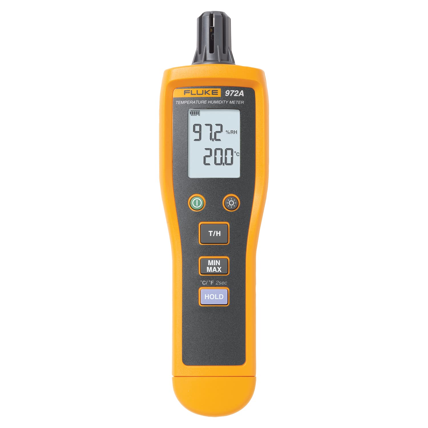 Fluke 972A – Digital Temperature Humidity Meter, (Thermo-Hygro Meter), with Large Backlit LCD Display, Min-Max & Data Hold, Portable, Handheld Meter with 1 Year Replacement Warranty from Fluke (B0C5JB8S5W) Amazon Price History, Amazon Price Tracker