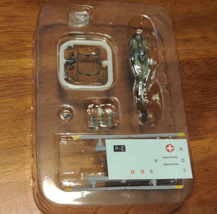 (未使用･未開封品)　ヘリボーンコレクション6　02.EC135-C.スイス空軍(EC635)　単品 f4u0baa F-toys 1/144 Heliborne 6 - 2C Eurocopter EC135 Helicopter