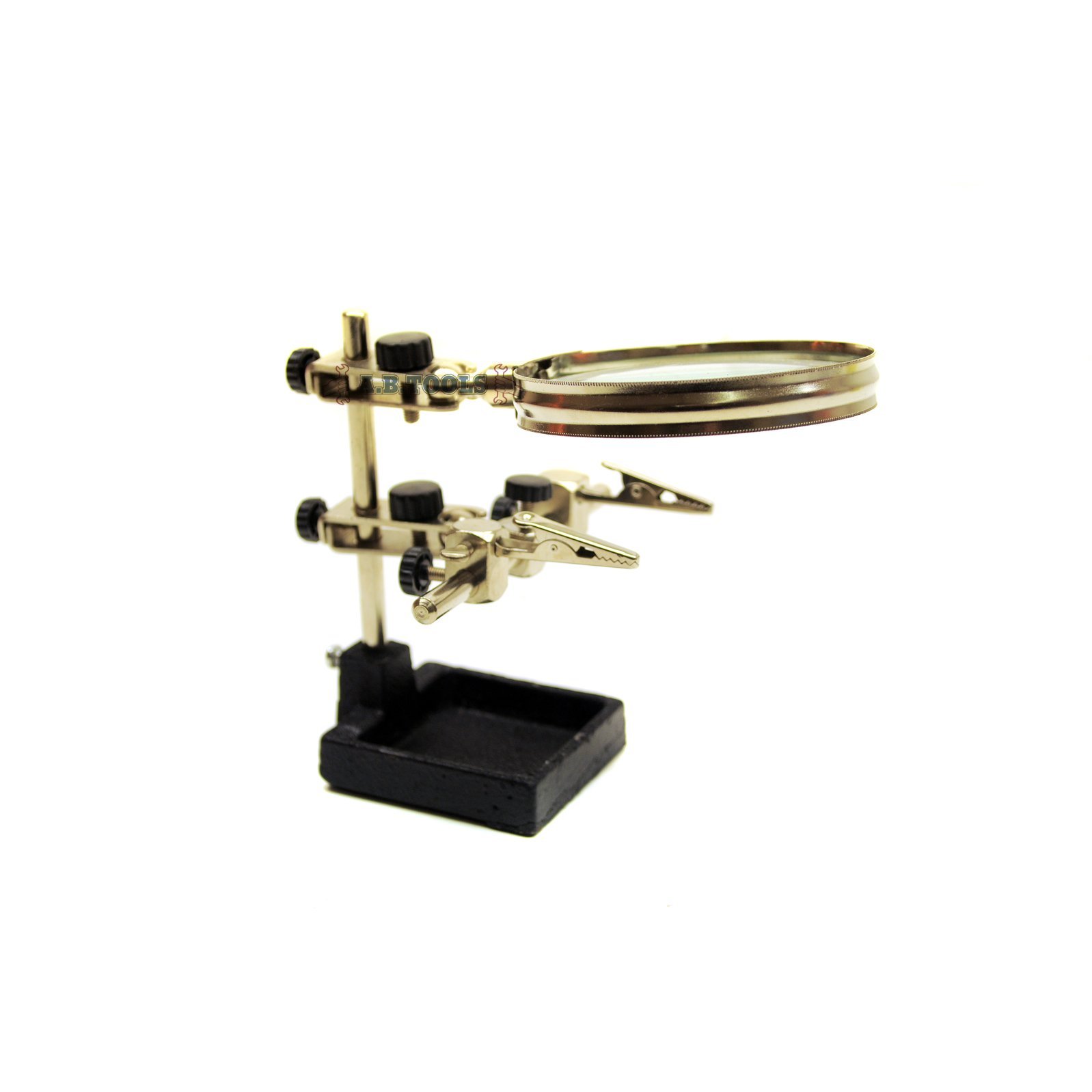 Heavy Duty Helping Hands Magnifier - 3.5" Magnifying Glass