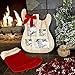 Rise8 Studios Guitar Body Shaped Music Picture Frame for 4x6 and 3x4 Photos (Natural Wood Color)