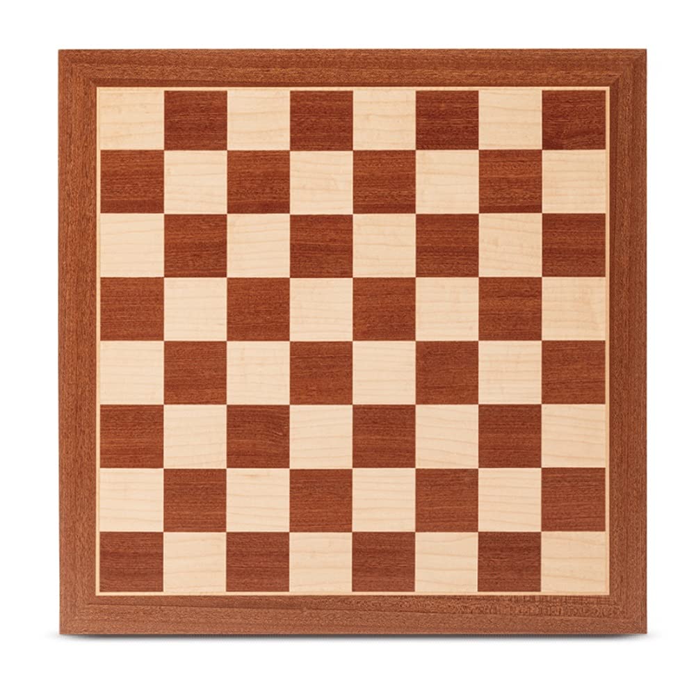 Scacchiera Set Scacchiera Portatile in Legno con Design Antiscivolo Intarsiato in Legno di Mogano E Legno di Acero Scacchiera da Torneo Professionale Set di Scacchi da 18,9 Pollici (Color : Chess Bo