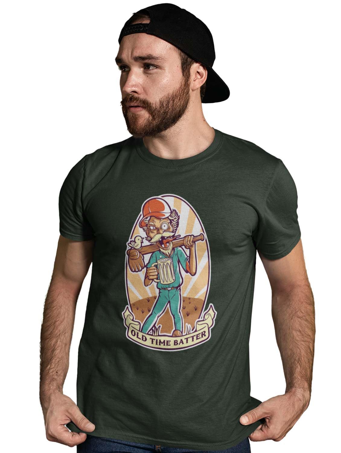 Jugaadu StyleOld Time Batter (Green T) - Foremost Gifting Material for Your Friends and Close Ones