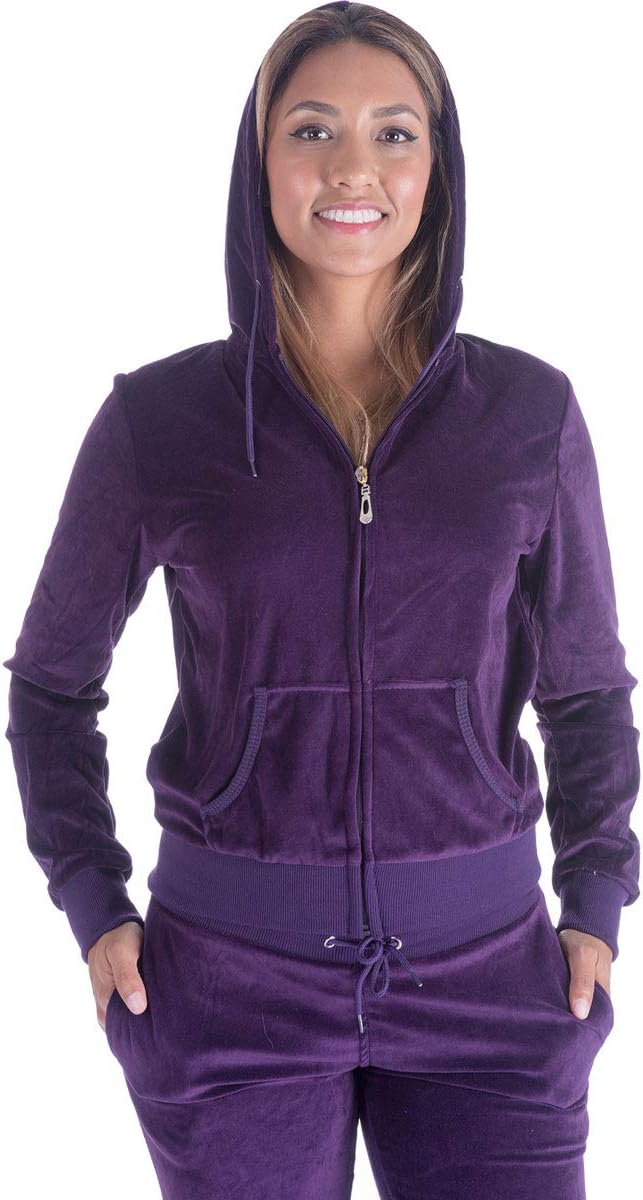 Yasumond Velour Tracksuit Womens 2 Pieces Joggers Outfits Jogging Sweatsuits Set Soft Sports Sweat Suits Pants - Image 6