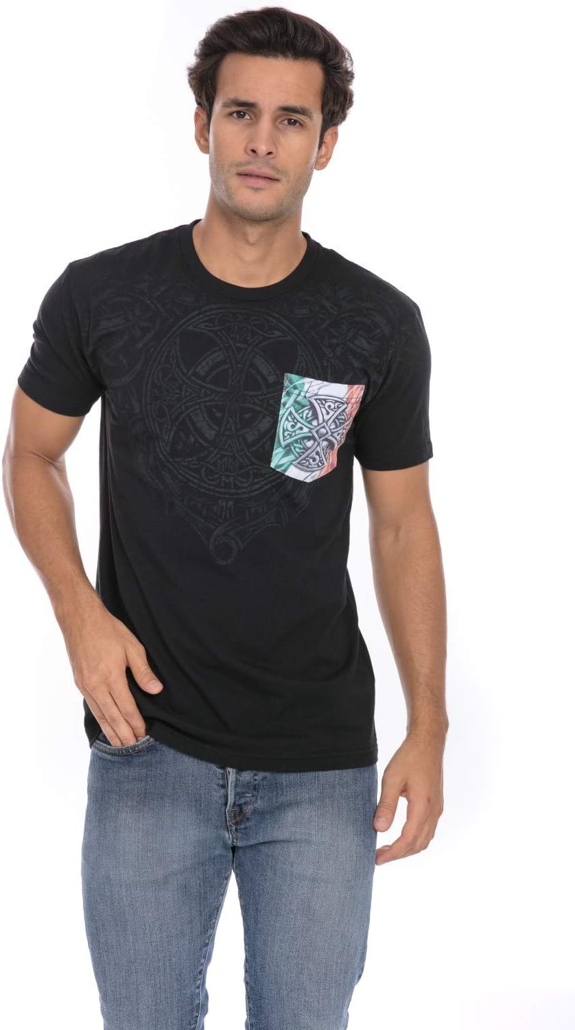 Celtic Mind Iron Age in Full Force Soft T-Shirt Tee Printed Pocket Unisex Mens - Black