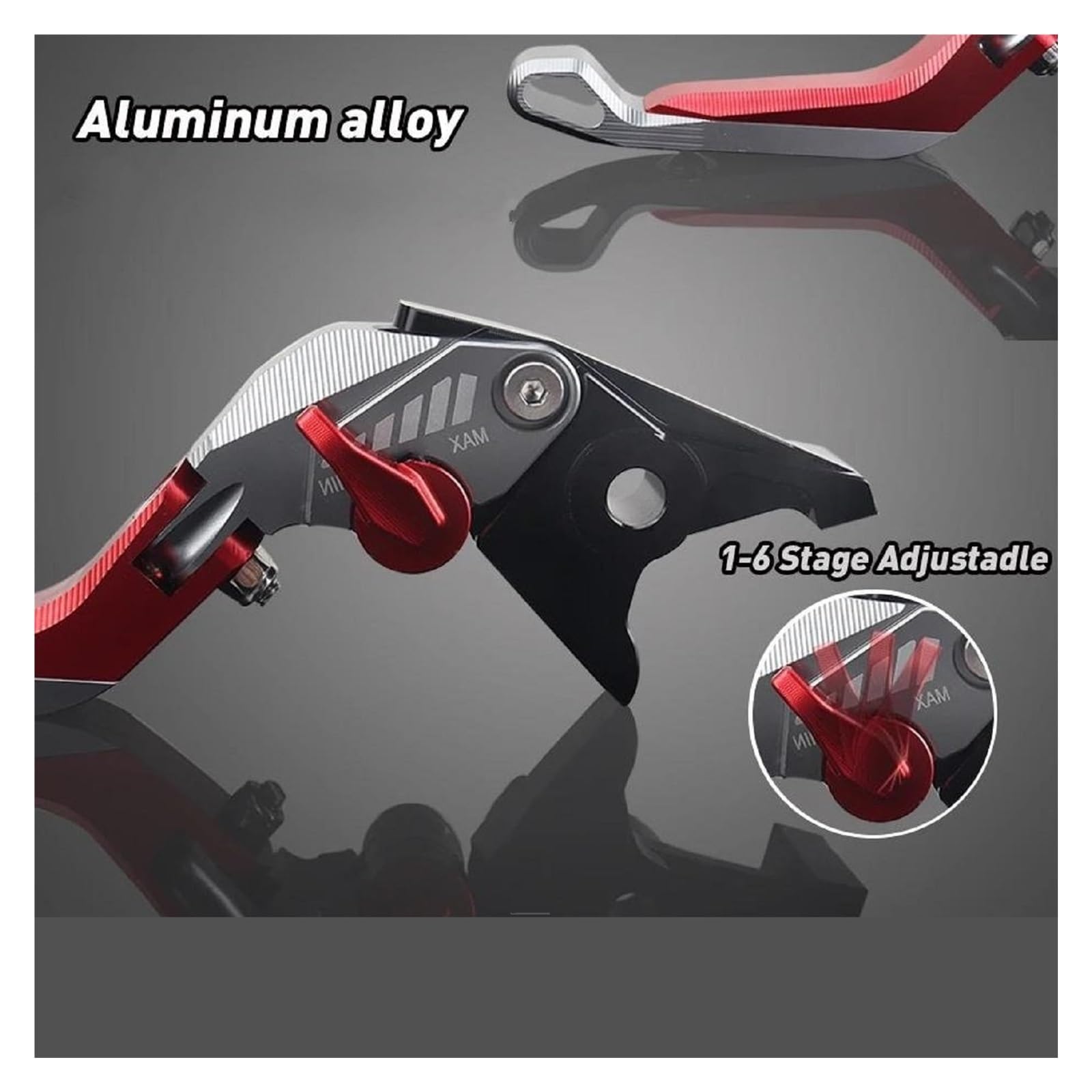 Moto Leva di Frizione del Freno per Suzuki GSX-8S GSX 8S 2023-2025 Allungabile Pieghevole Regolabile Maniglie Leva 1 Coppia Lega di Alluminio(Nero)