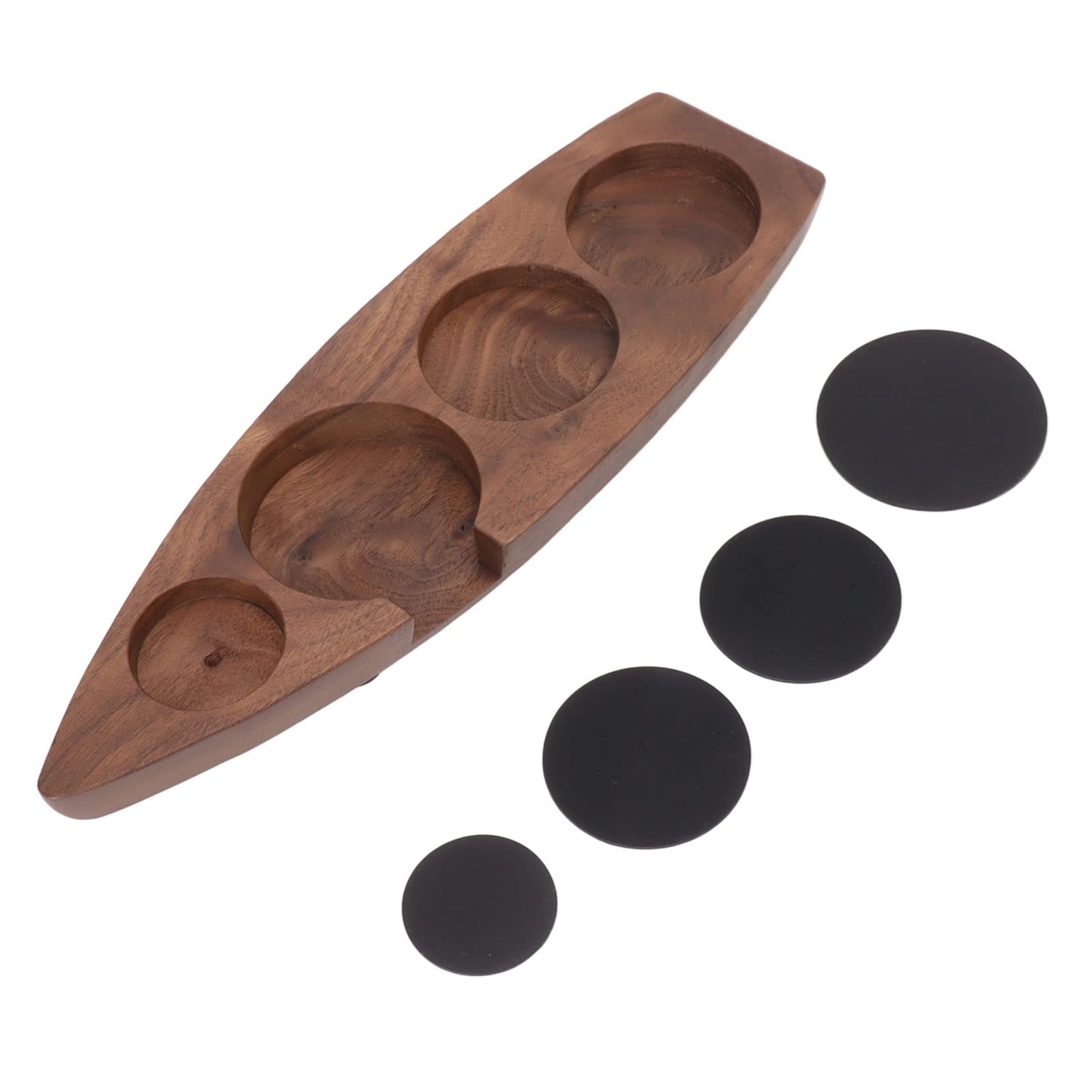 Support presse café 58mm en bois antidérapant pour cuisine de barista