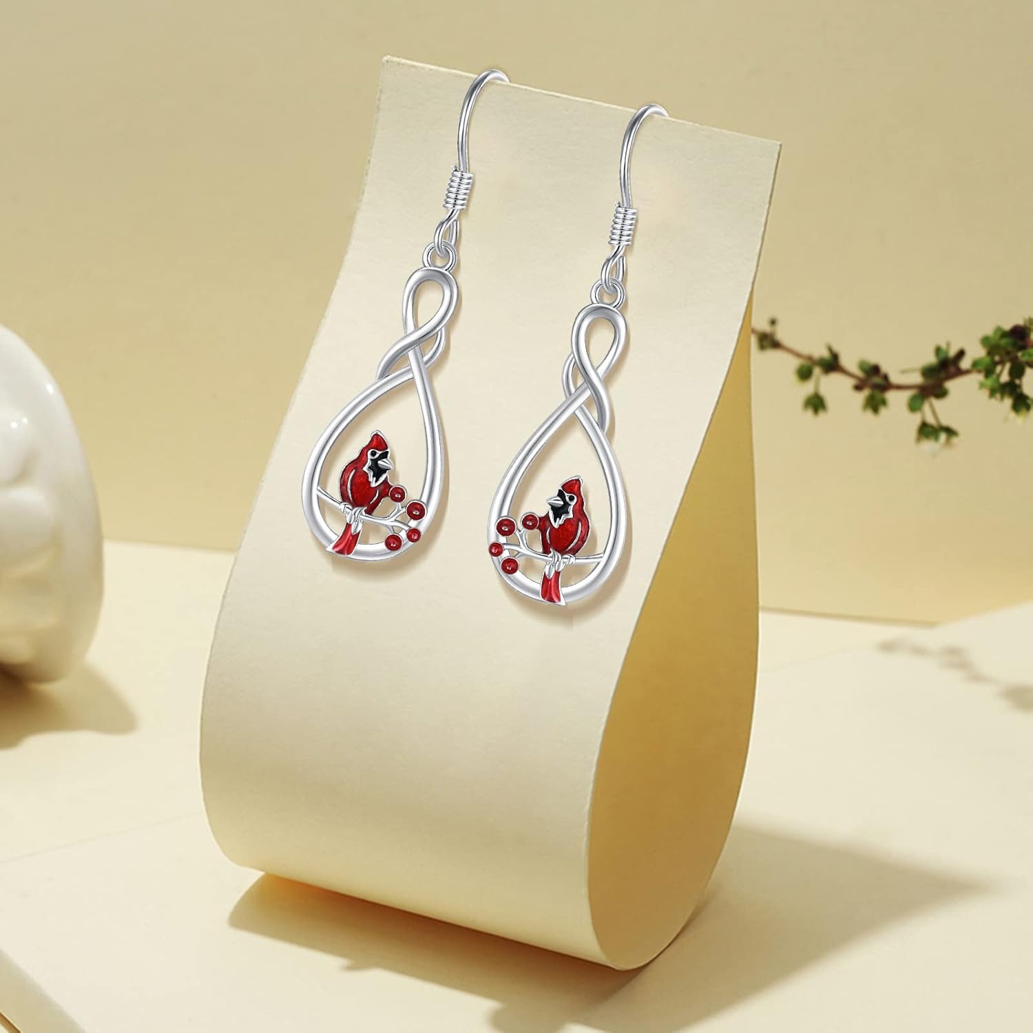 Cat/Butterfly/Evil Eye/Panda/Skull/Celtic Knot Cross Dragonfly Earrings for Women, SILIKEPA 925 Sterling Silver Hook Earrings Hypoallergenic Fine Jewelry Gift - Image 2