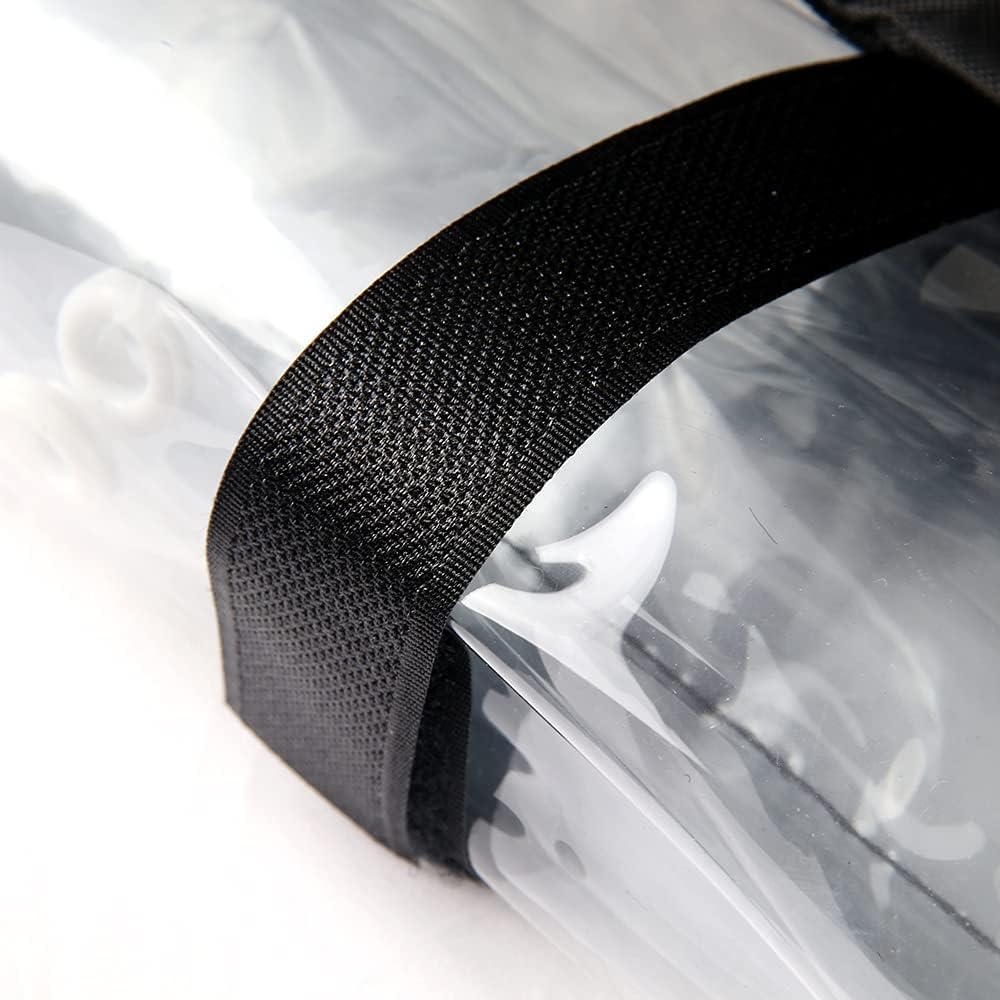 J&C Heavy Duty 420D Double Decker Rabbit Hutch Cover Outdoor Bunny Cage Cover Windproof Waterproof Black Covers for Winter Rectangular for Guinea Pig Cage (71x20.5x34 in)