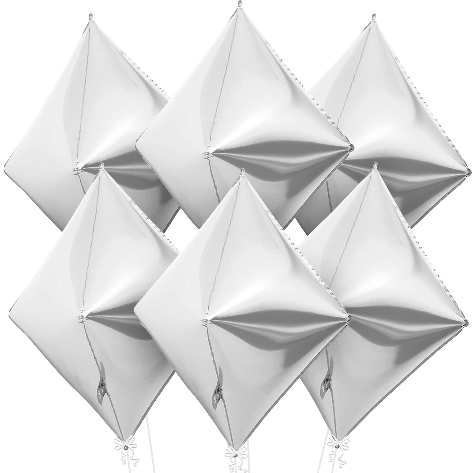 Amazon.com: Katchon, Big Metallic Silver Balloons - 22 Inch, Pack