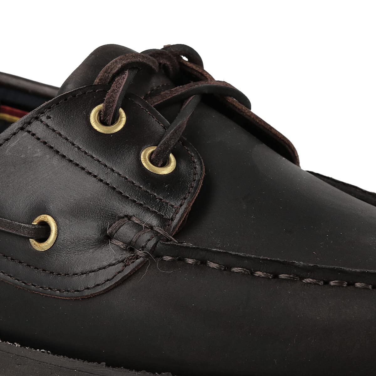 Náutico Mocasín Deportivo Casual en Piel para Hombre Tallas Grandes 46 47 48 Piel Engrasada Piso de Goma Marrón Azul Marino Negro