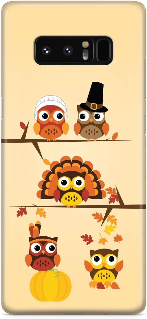 Amazon.com: Inspired Cases - 3D Textured Galaxy Note 8 Case - Rubber Bumper  Cover - Protective Phone Case For Samsung Galaxy Note 8 - Thanksgiving Owls  - Black : Everything Else