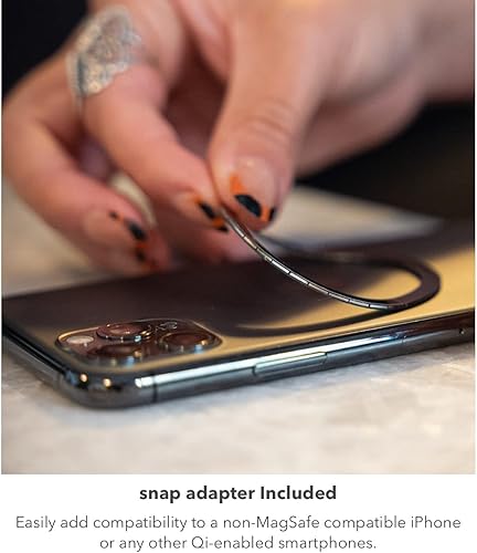 Miniatura 5 de Mophie Snap+ Cargador universal inalámbrico de montaje en ventilación, carga de 15 W, posicionamiento magnético para una colocación precisa,