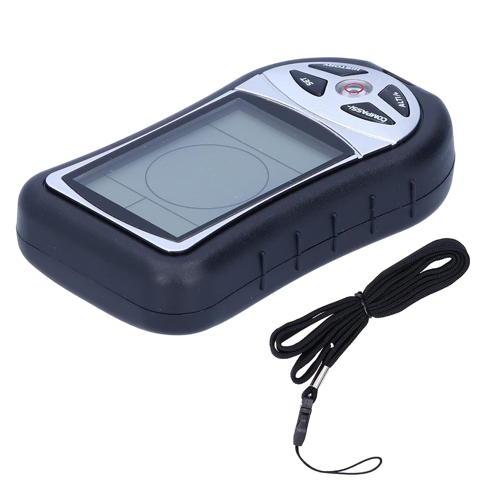 Altimètre numérique, multifonction LCD boussole altimètre baromètre thermomètre extérieur compteur dispositif avec lanière