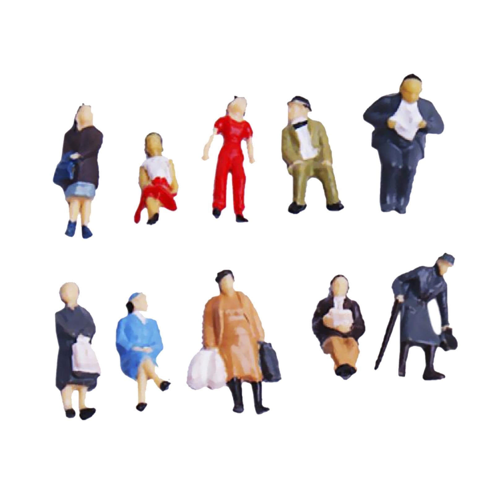 24pcs Painted Model Train People Figures Scale HO (1 to 87)| Toys & Hobbies|Model Railroads & Trains|HO Scale|Other HO Scale-image-41