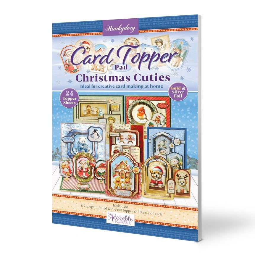 Hunkydory - Card Topper Pad - Christmas Cuties