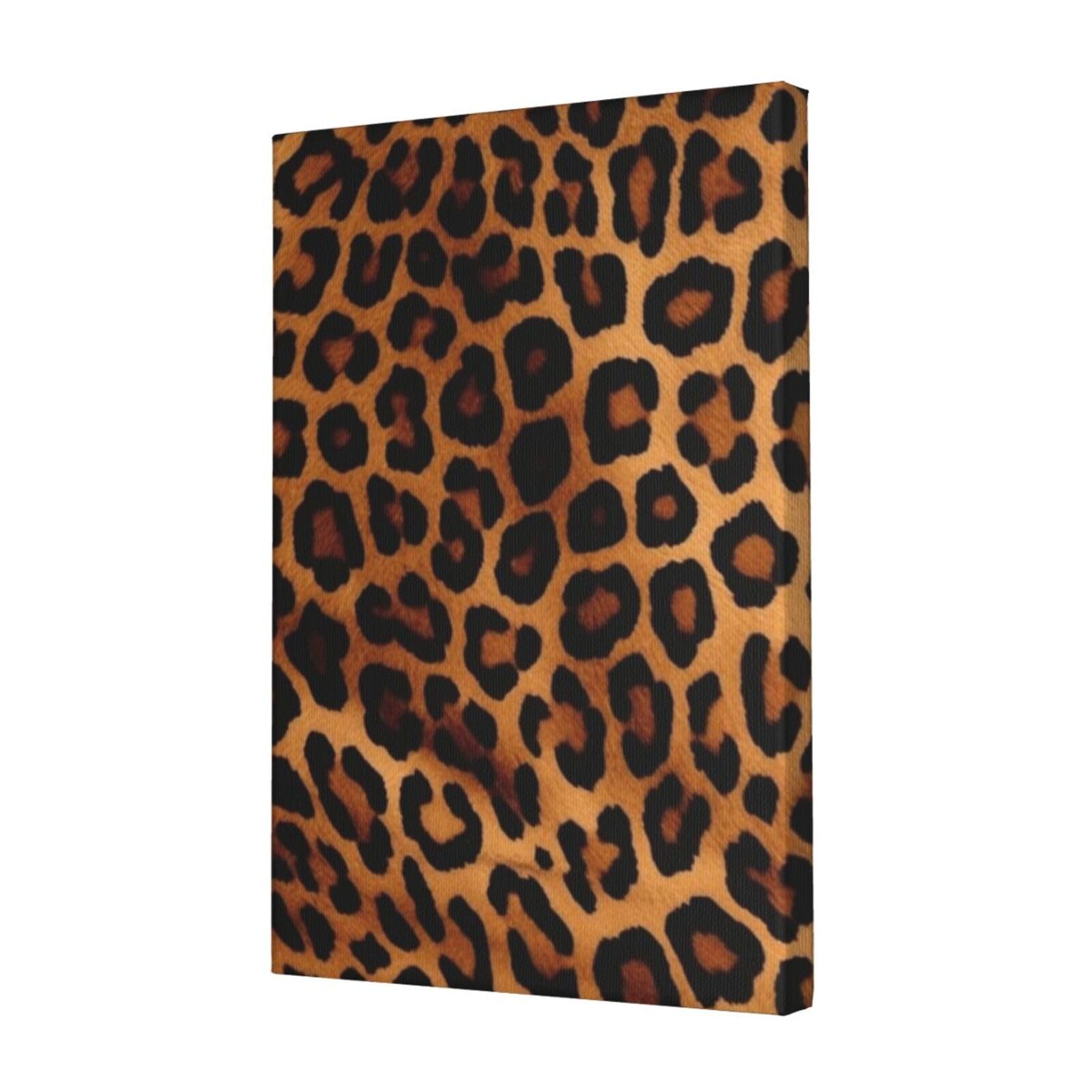 KLOPH Cool Cheetah Leopard Canvas Wall Art for Living Room 12"x18" Modern Artwork Painting for Bathroom Hanging Canvas Prints Aesthetic Wallart for Bedroom Kitchen Office Wall Decor