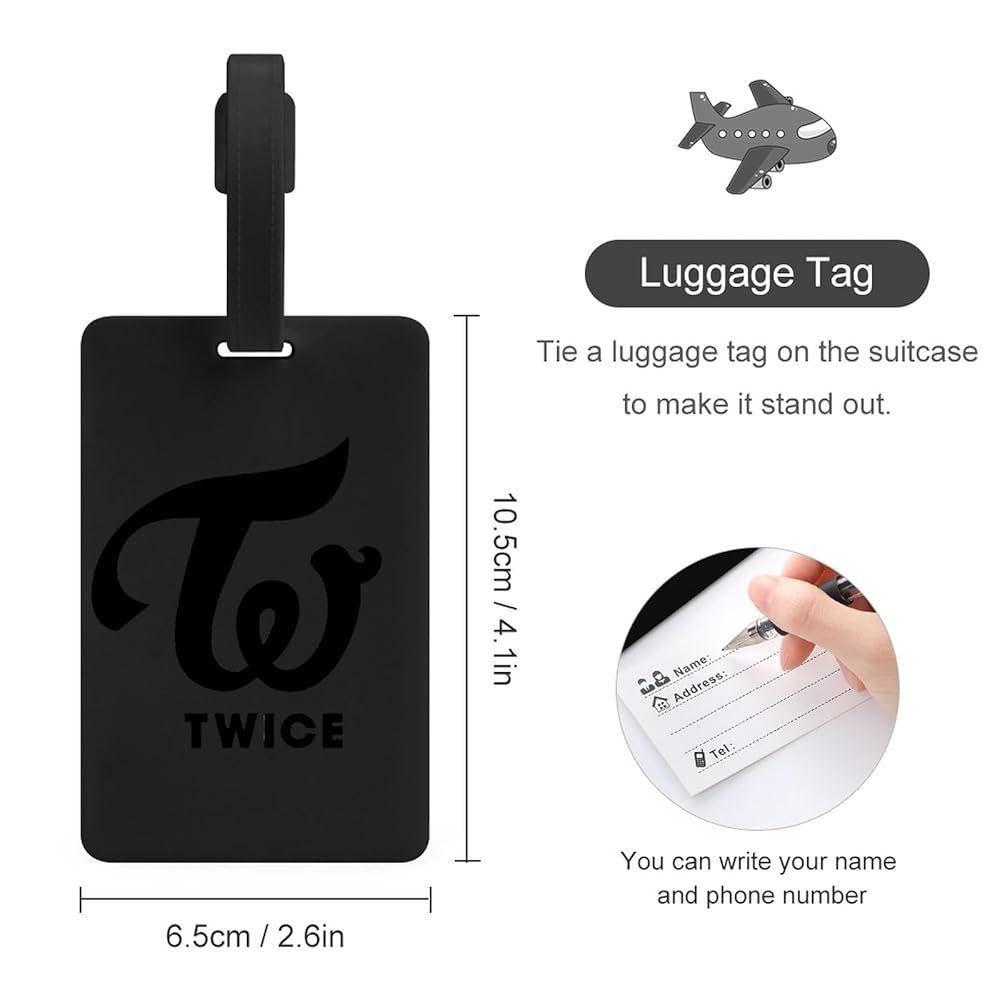 Amazon.co.jp: 荷物タグ Twice トゥワイス ラゲージタグ スーツ