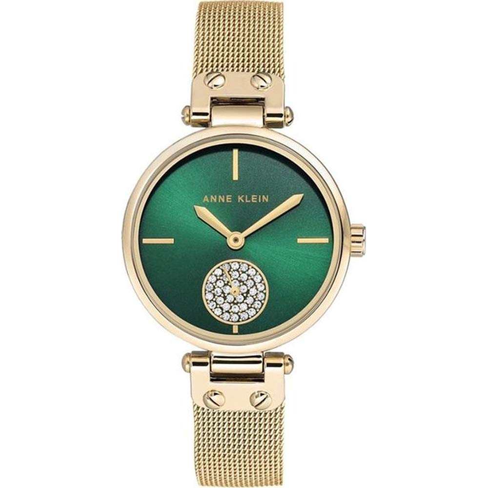 Anne Klein Quartz Analog Green Dial Metal Strap Watch for Women-NEAK3000GNGB (B07D5S5QR4) Amazon Price History, Amazon Price Tracker