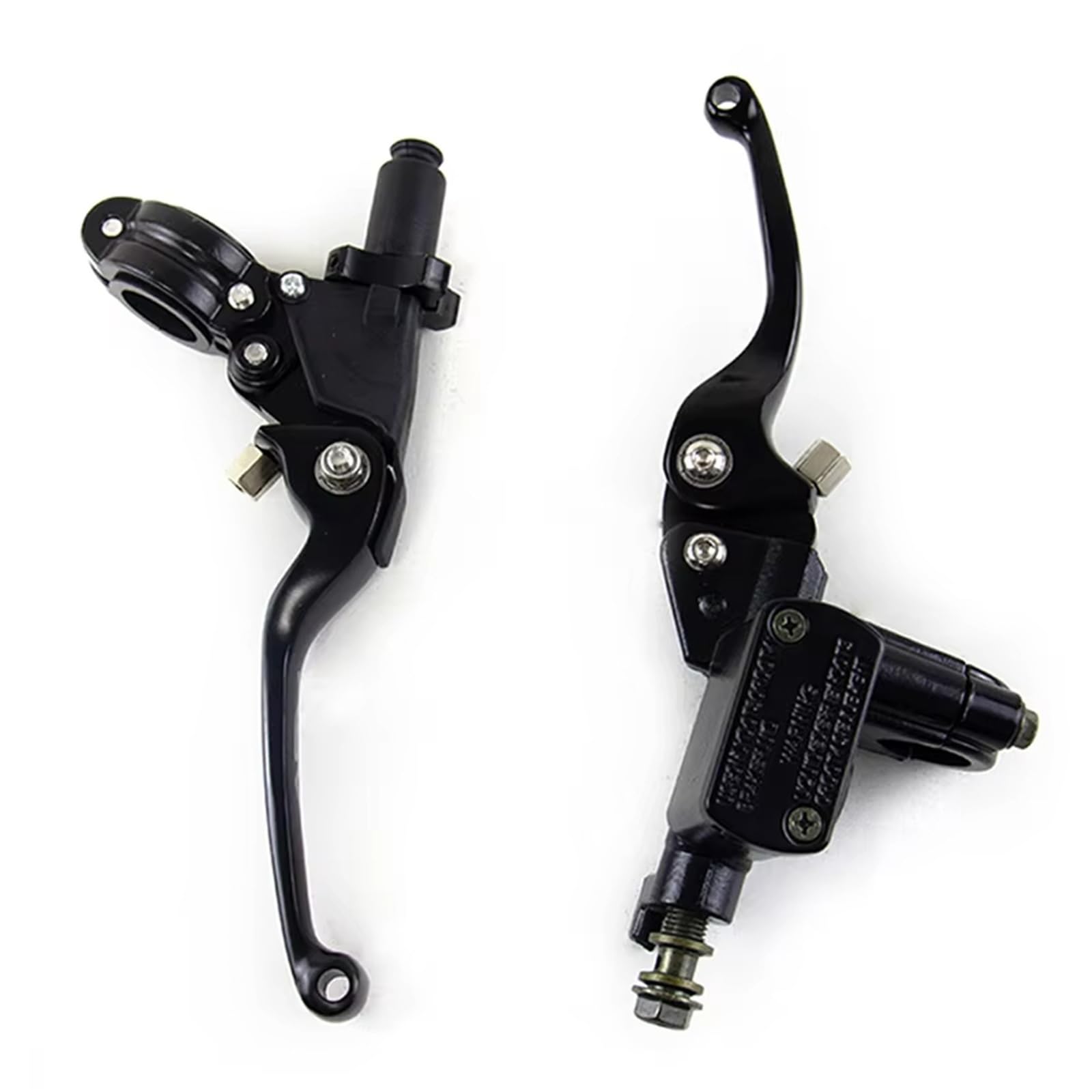 BeiZhengbhD Clutch Lever Handlebar Motorcycle Hydraulic Cylinder Clutch Lever for CRF for YZF XR CQR KLX RMZ Brake Pump Handle Dirtbike CNC Vehicle Handlebars(Black)