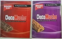 Vista 3 de ChocoMucho - Rollos de obleas de chocolate y caramelo, galletas crujientes de cereales (paquete de 10), 8.81 onzas (chocolate con leche)