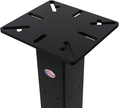 Miniatura 5 de Trick-Tools Versa-Mount - Pedestal de piso de tornillo de banco y amoladora, fabricado en los Estados Unidos