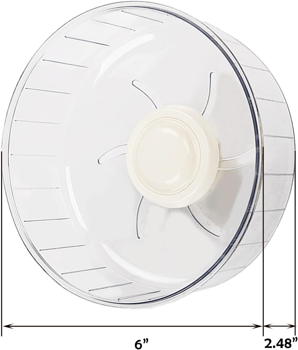 Silent Hamster Exercise Wheel - Hamster Toy Accessories 6.3 Inch Running Spinner Quiet Hamster Runner for Small Animal Pet Gerbil Dwarf Syrian Hamster Hedgehog Rat Mouse Mice etc.