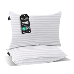 Bed Pillows for Sleeping Set of 2 Cooling Hotel Quality with Soft Down Alternative Fill for Back Stomach