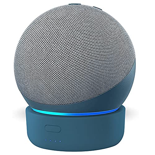 Base de bateria GGMM D4 para Alexa Echo Dot 4ª geração, uso livre Amazon Echo Dot 4 na cozinha, banh