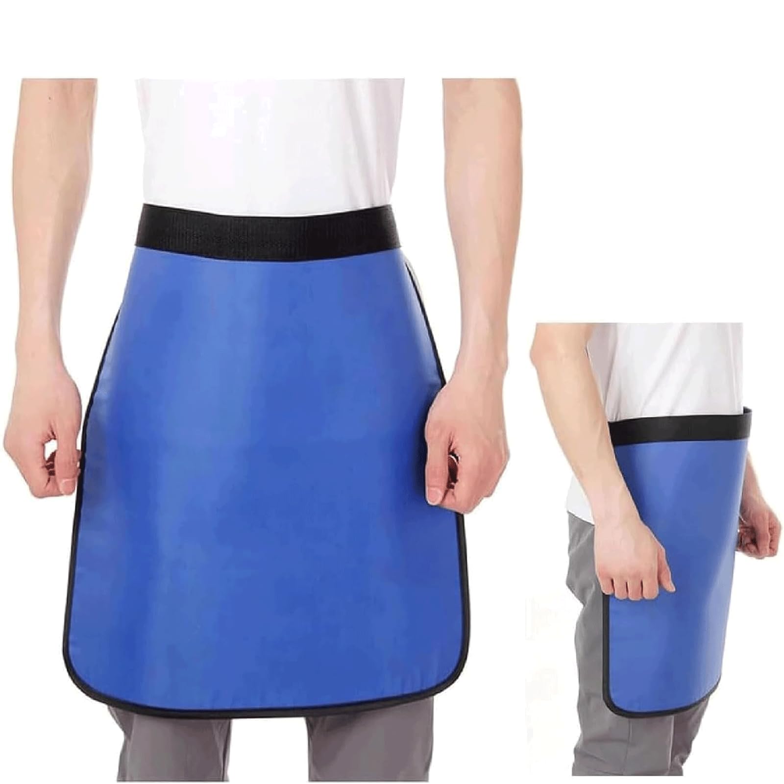 Blei halbschürze 0,35/0,5 mmpb Bleischüre wasserdichtes Röntgenschildschildschild für Frauen/Männer Röntgenschützer-Schürze-Strahlungsschürze