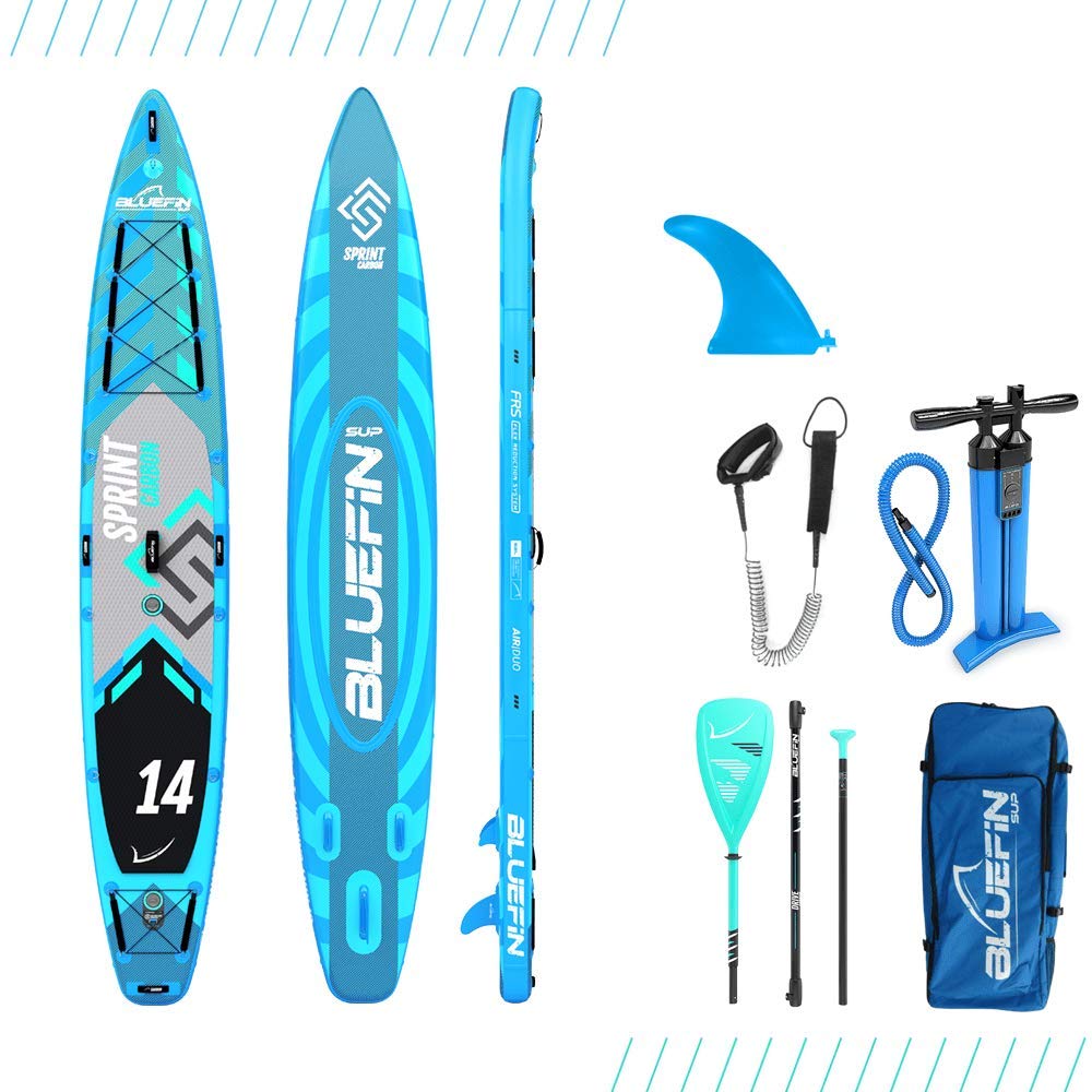 Bluefin SUP14' Sprint Carbon Stand Up Paddle Board Kit