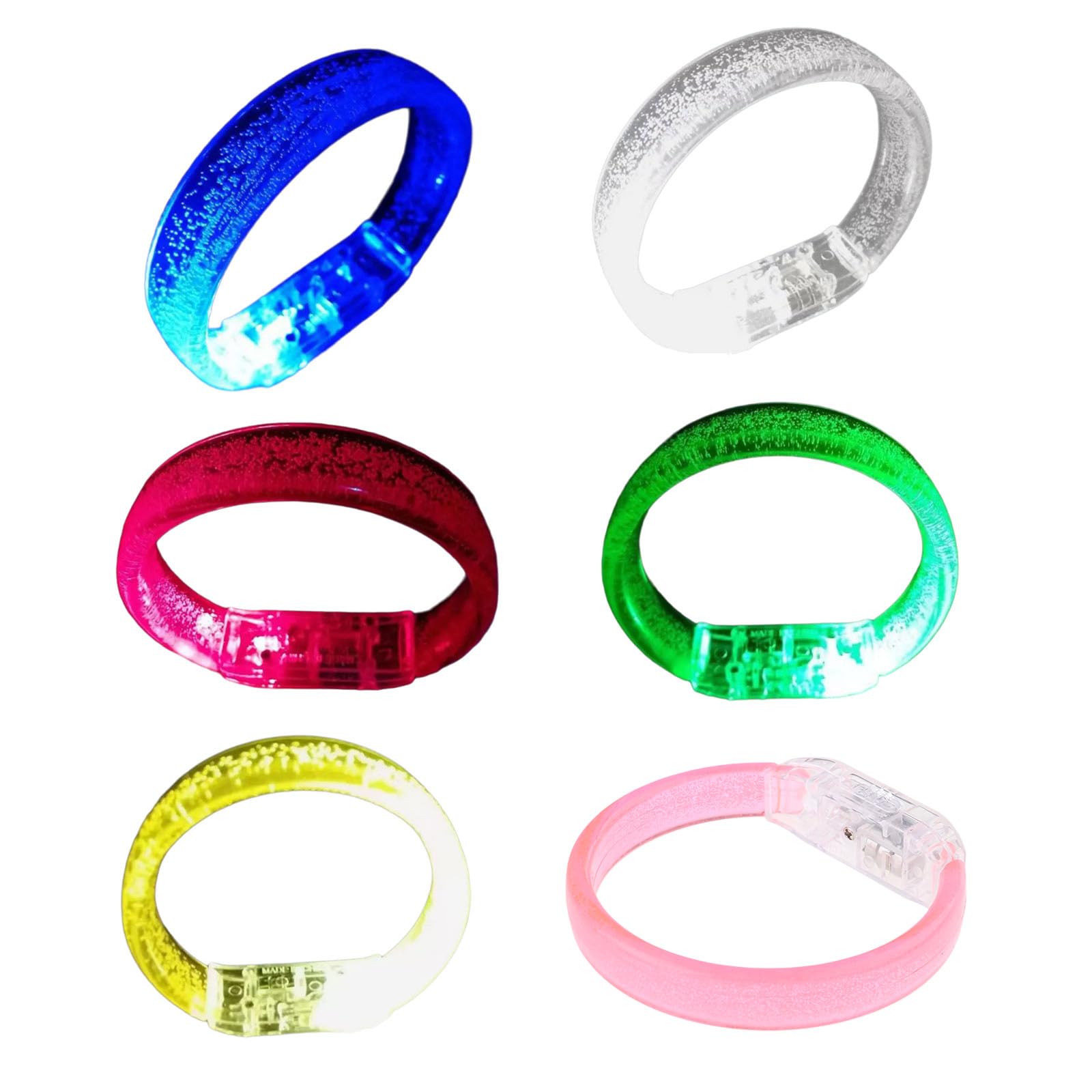 Amazon.co.jp: ナイトクラブやコンサート用のLED光るブレスレット10個