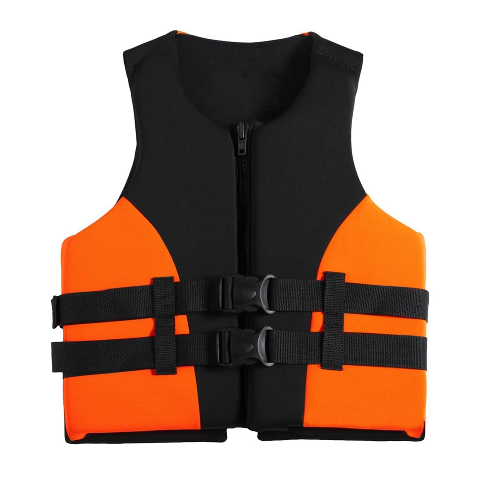 Chaleco Salvavidas for Deportes acuáticos, Chaqueta de natación de Alta flotabilidad, Equipo de Seguridad for jóvenes y Adultos, Ayuda de flotación for Kayak, navegación y Surf.(Orange,S)