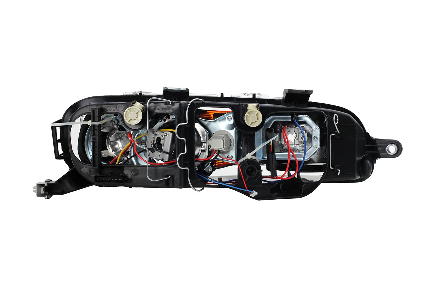 Johns Set di indicatori di direzione alogeni per fari adatti a Fiat Punto 188 Set di lampadine LR