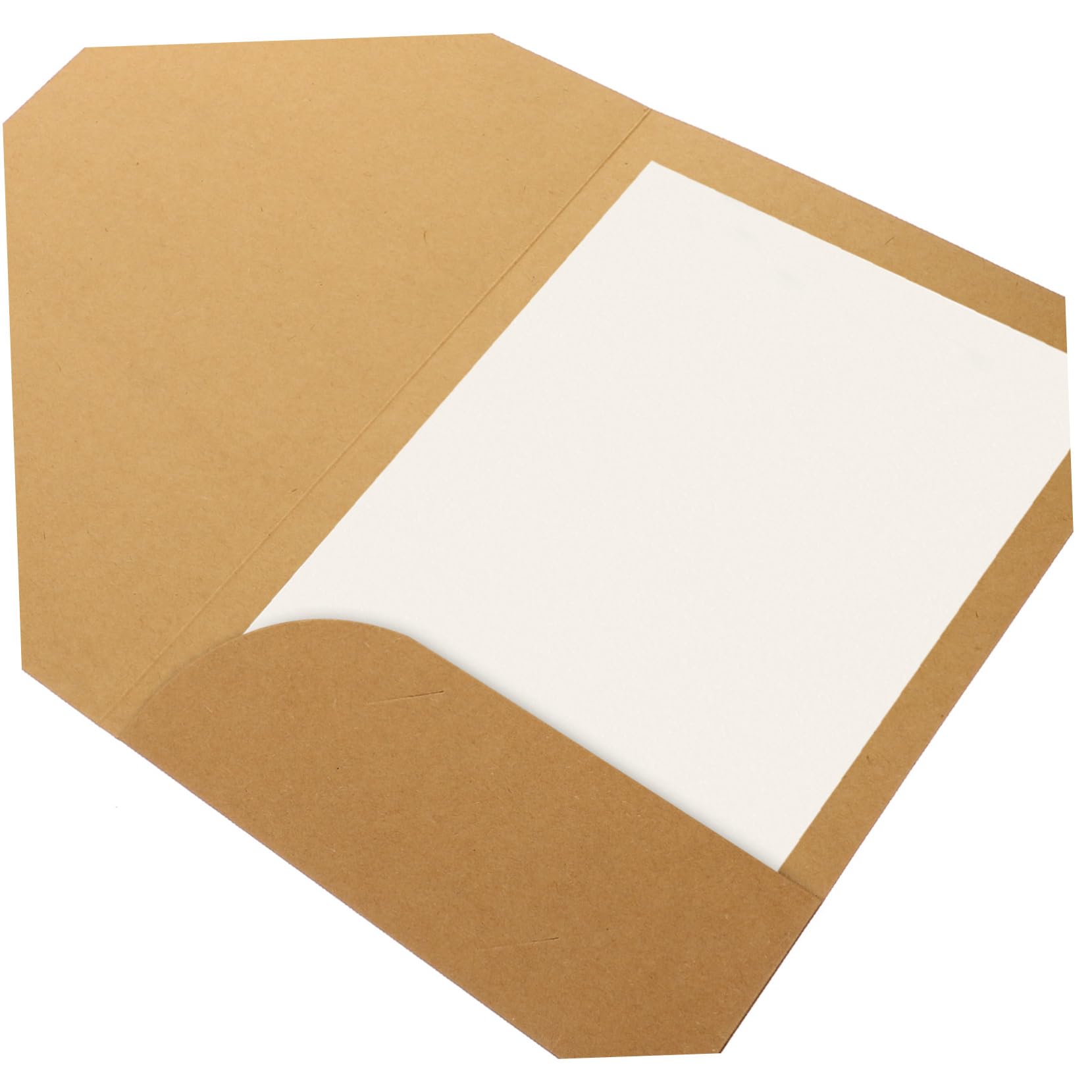 Schnellhefter A4 Pappe aus Kraftpapier Beschreibbar und Robust Dokumentenmappe für Büro und Geschäft 20 Stück Packung