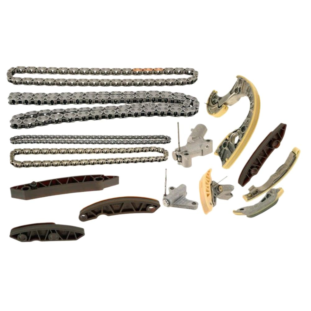 Kit de cadena de distribución del motor 4.2L V8 BNK BHF BAT compatible con A6 Allroad S4 2003 2004 2005 2006 2007 2008 2009