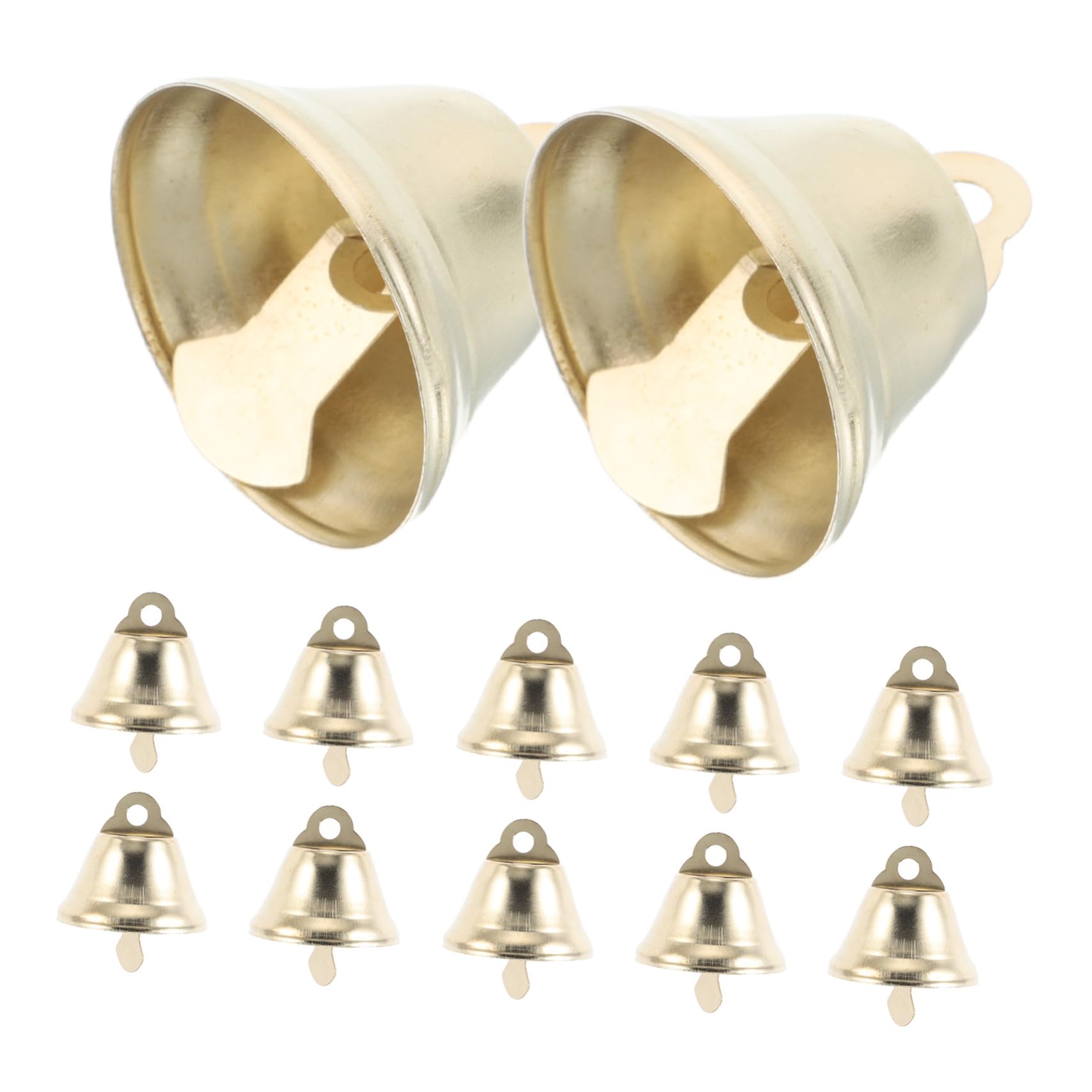 ARTIBETTER 30Pcs Vintage Mini Jingle Bells Decorative Hanging Bells for DIY Crafts Wind Chimes and Festive Home Decor Compact for Creative Projects Easy to Install Finish