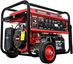 Gerador de Energia a Gasolina 9kva Monofásico 110v220v Partida Elétrica