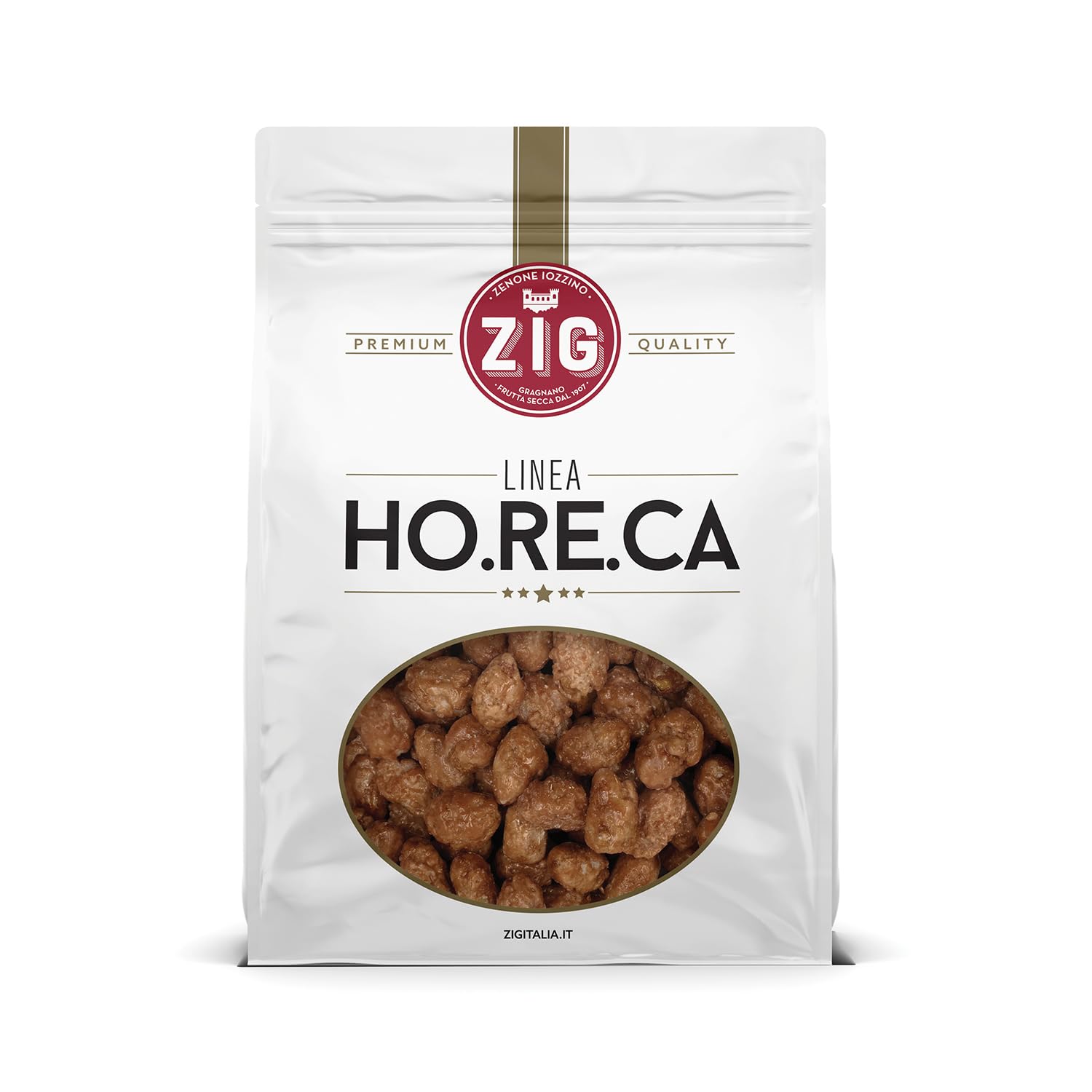 ZIG - HORECA - Arachidi tostate pralinate con zucchero e salate 1 Kg