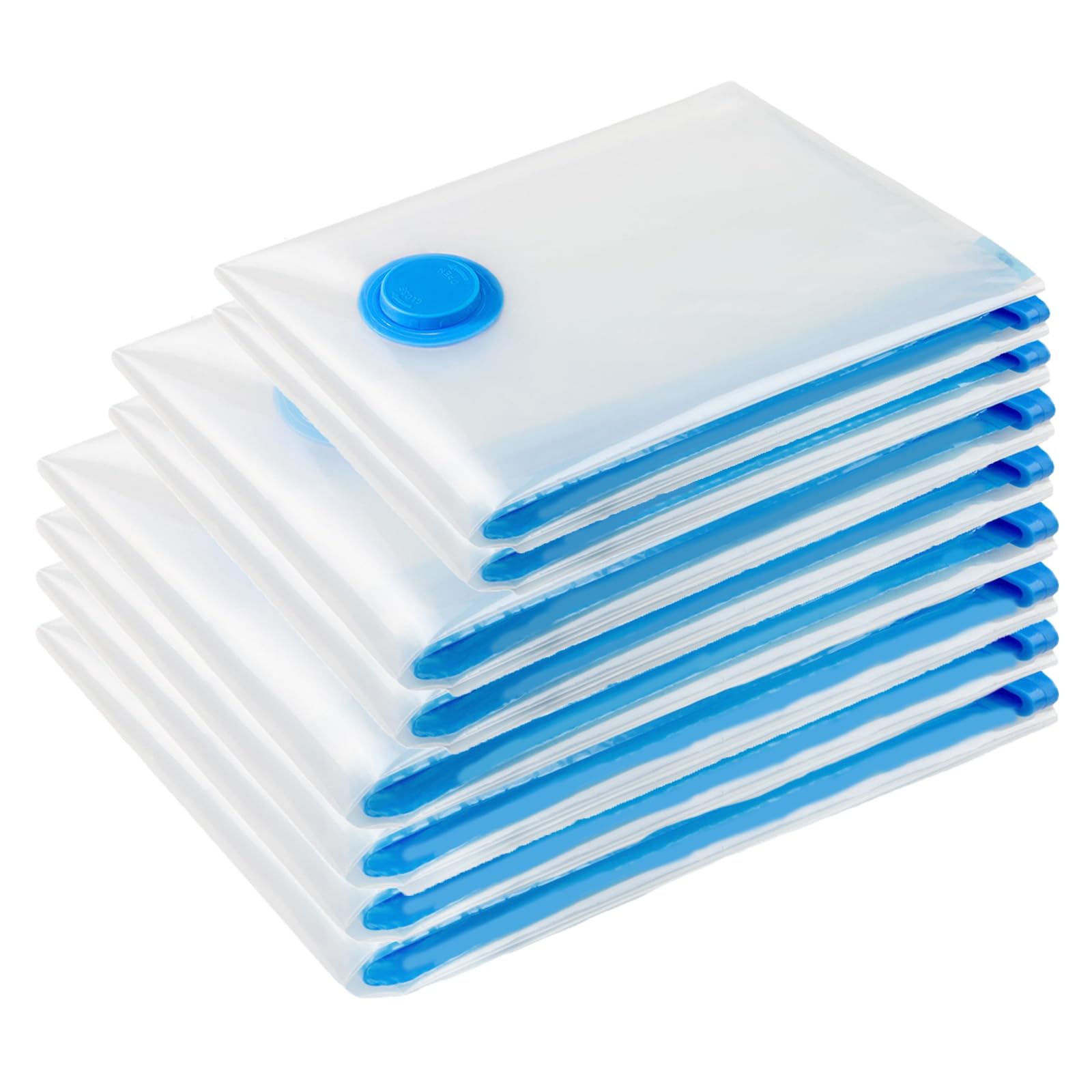 Vacuum Storage Bags, 8 Pack Reusable Strong Space Saver Compression Bags