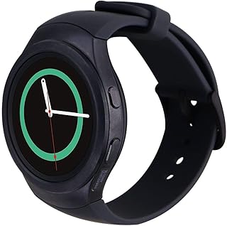 Samsung Galaxy Gear S2 Smartwatch SM-R730V 4G (Verizon) with Large Rubber Band - Renewed , Heart Rate Monitor(Dark Gray)
