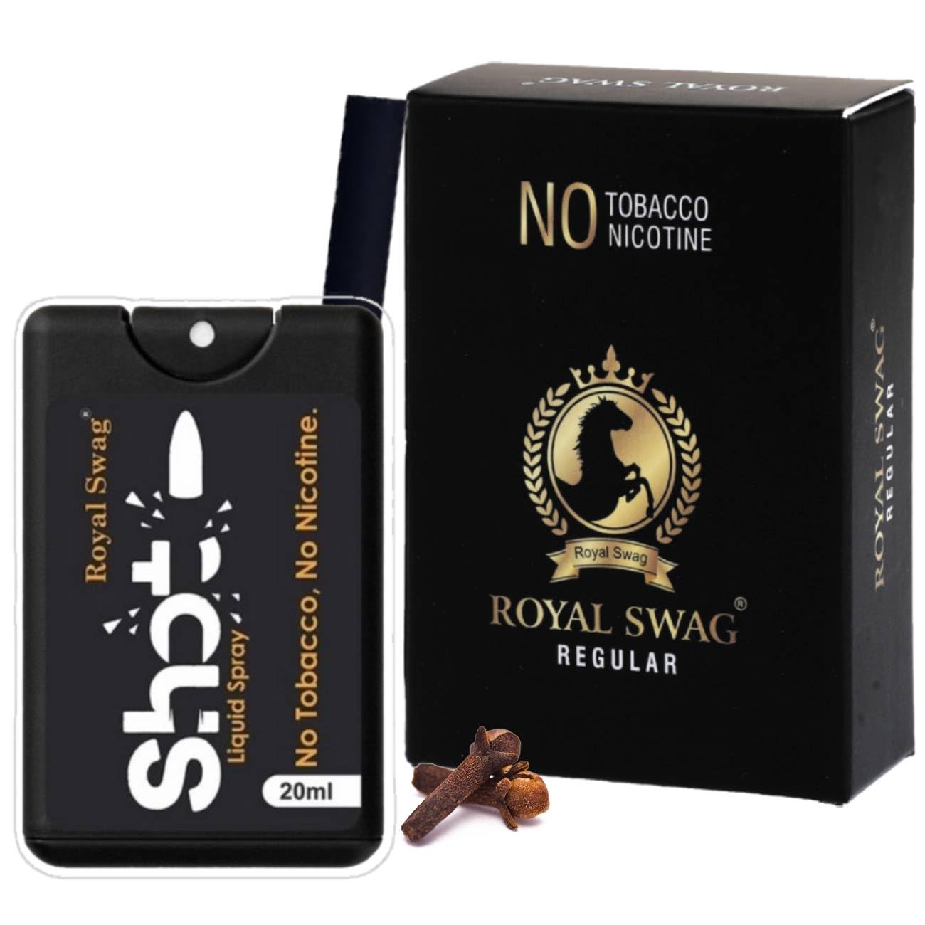 Royal Swag Ayurvedic & Herbal Smokes Cigarettes - Tobacco and Nicotine Free (Regular Flavored Pack Of 10 Smoke, Shot -1) - (B09W64GKVL) Amazon Price History, Amazon Price Tracker