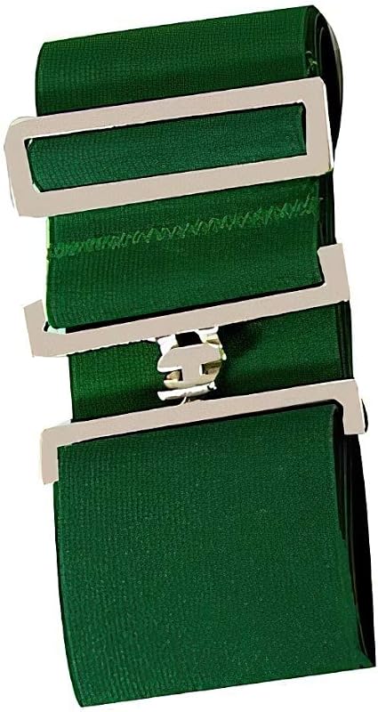 Barrigueira Elástica para Mantas de Cavalos Intrepid International com Fechos T-Lock, Hunter Green