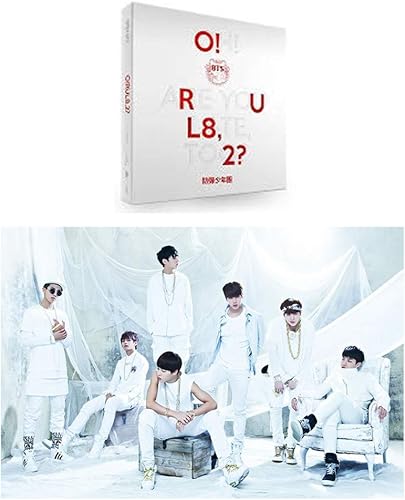 Bangtanboys [O!RUL8,2?] 1er mini álbum BTS KPOP CD + póster plegado + libro de fotos + tarjeta de fotos + regalo (juego de 4 tarjetas de fotos)