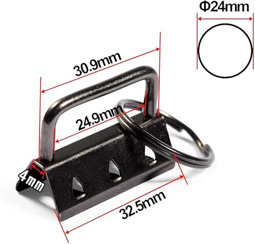 Vista 54 de SPEEDWOX Accesorios para llavero con anillo dividido, juego de correas para manualidades