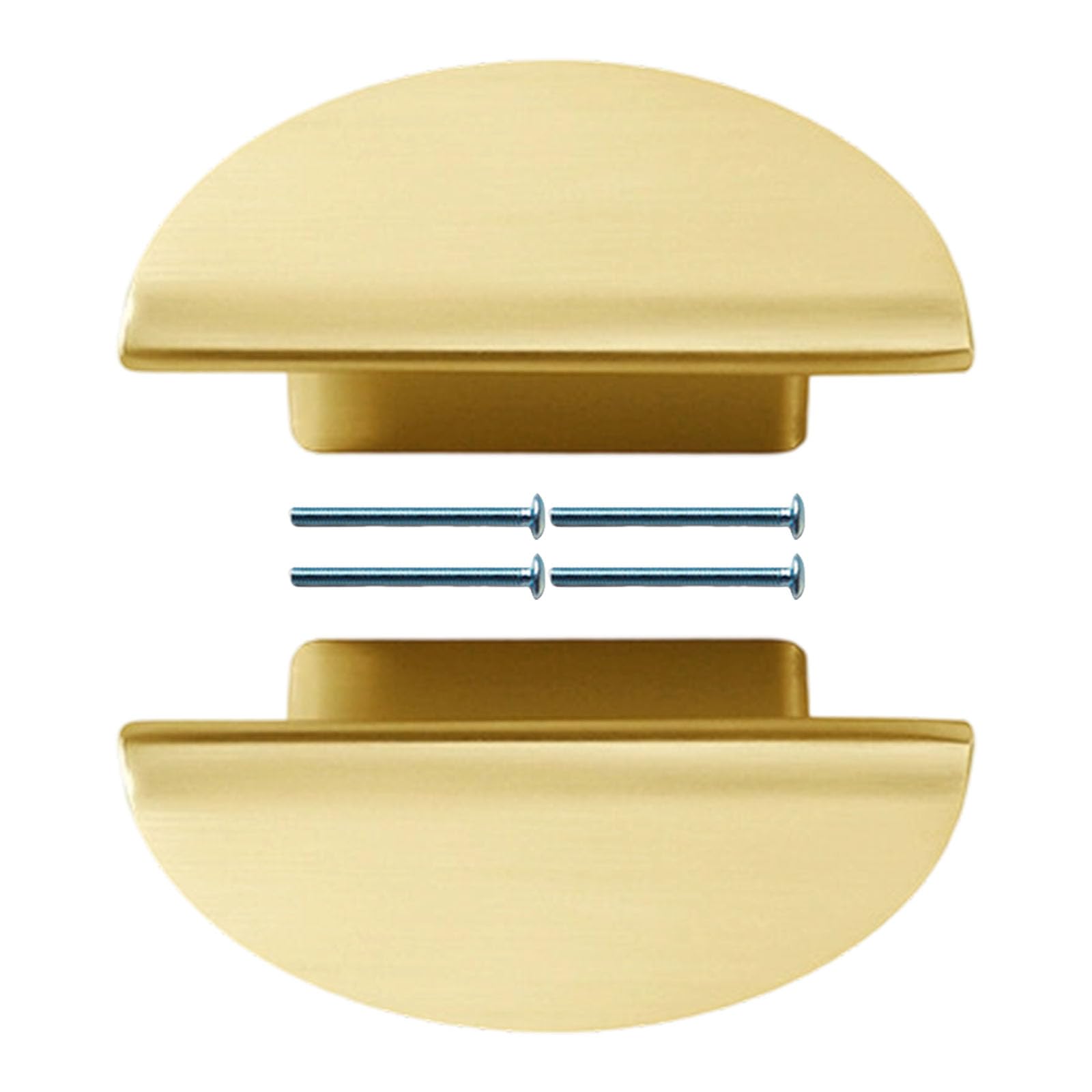 MINGLEA Vintage Inspired Cupboard Handles Semi Circular Drawer Pulls Antique Bronze Finish for Wardrobe Kitchen Cupboard Antique Metal Drawer Pulls